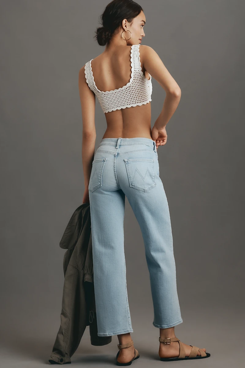 MOTHER The Rambler High-Rise Straight-Leg Ankle Jeans