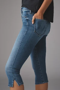 MOTHER The Stunner Bunny Snip Capri Straight-Leg Jeans