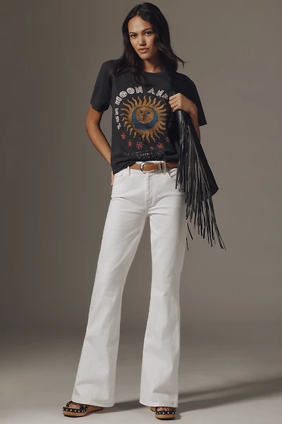 MOTHER The Weekender Mid-Rise Flare Jeans