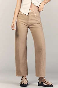 MOTHER The Half Pipe Flood High-Rise Barrel Jeans
