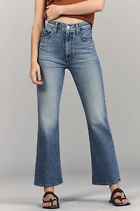 MOTHER The Scooter High-Rise Bootcut Ankle Jeans