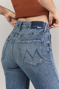 MOTHER The Scooter High-Rise Bootcut Ankle Jeans