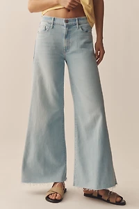 MOTHER The Twister Mid-Rise Ankle Fray Jeans