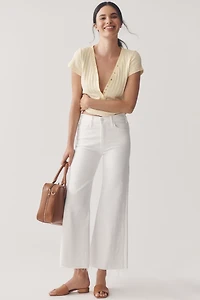 MOTHER The Hustler Roller High-Rise Ankle Jeans