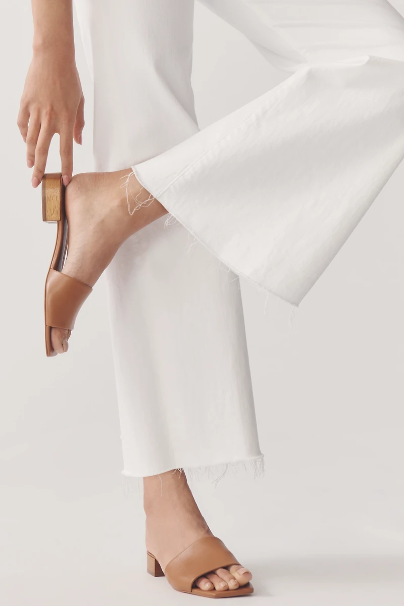 MOTHER The Hustler Roller High-Rise Ankle Jeans