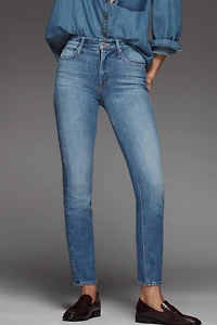 MOTHER The Dazzler Mid-Rise Straight-Leg Jeans