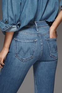 MOTHER The Dazzler Mid-Rise Straight-Leg Jeans