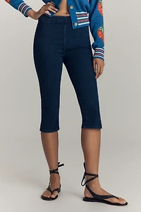 MOTHER The Nothing Bunny High-Rise Pedal Pusher Jeans