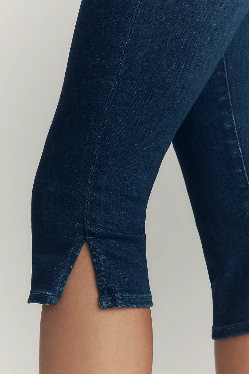 MOTHER The Nothing Bunny High-Rise Pedal Pusher Jeans