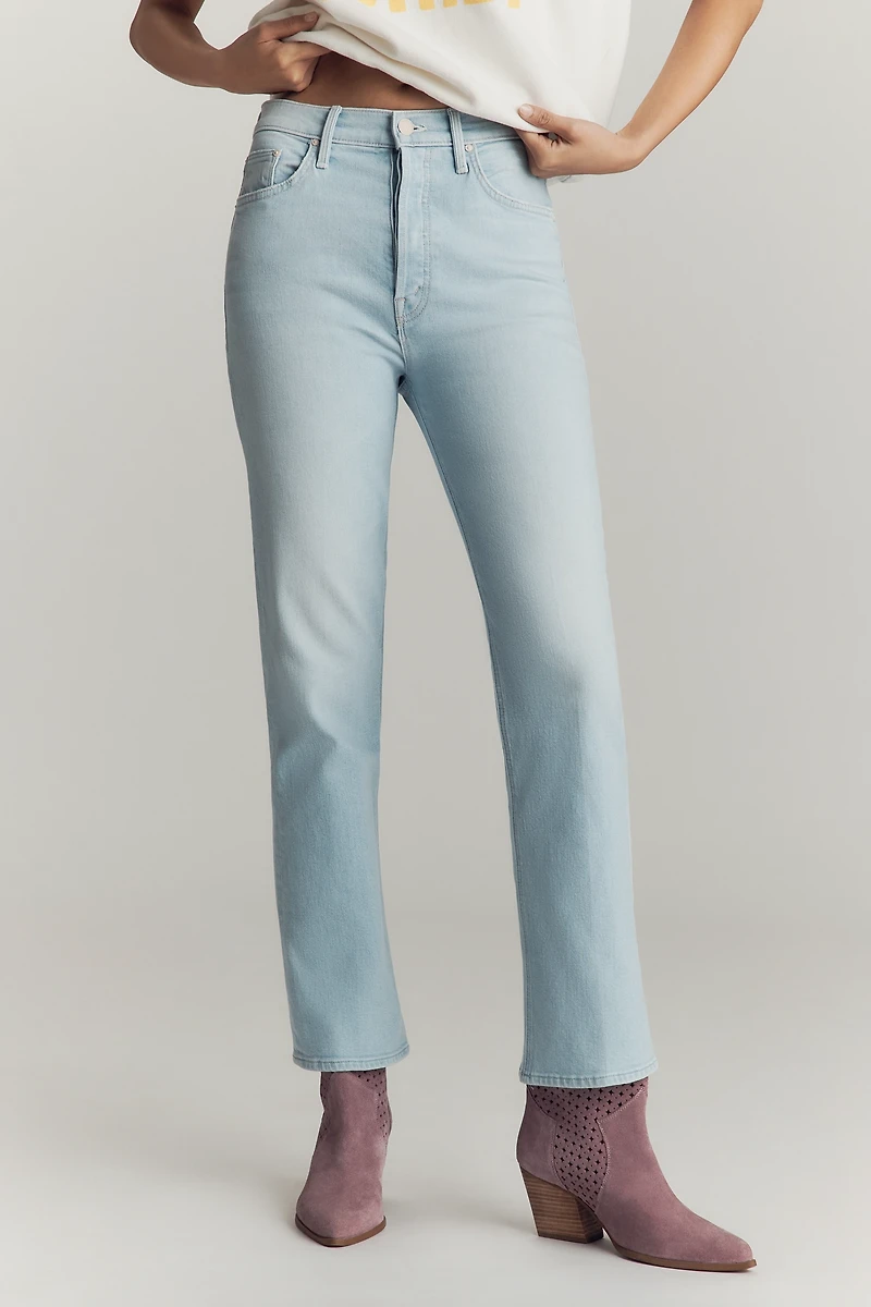 MOTHER The Tripper High-Rise Straight-Leg Jeans