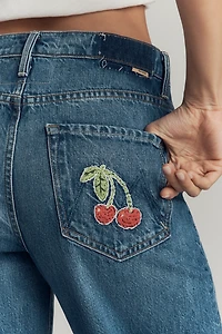 MOTHER The Dodger High-Rise Straight-Leg Ankle Jeans