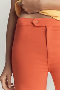 MOTHER The Tap Roller Skimp High-Rise Flare Jeans