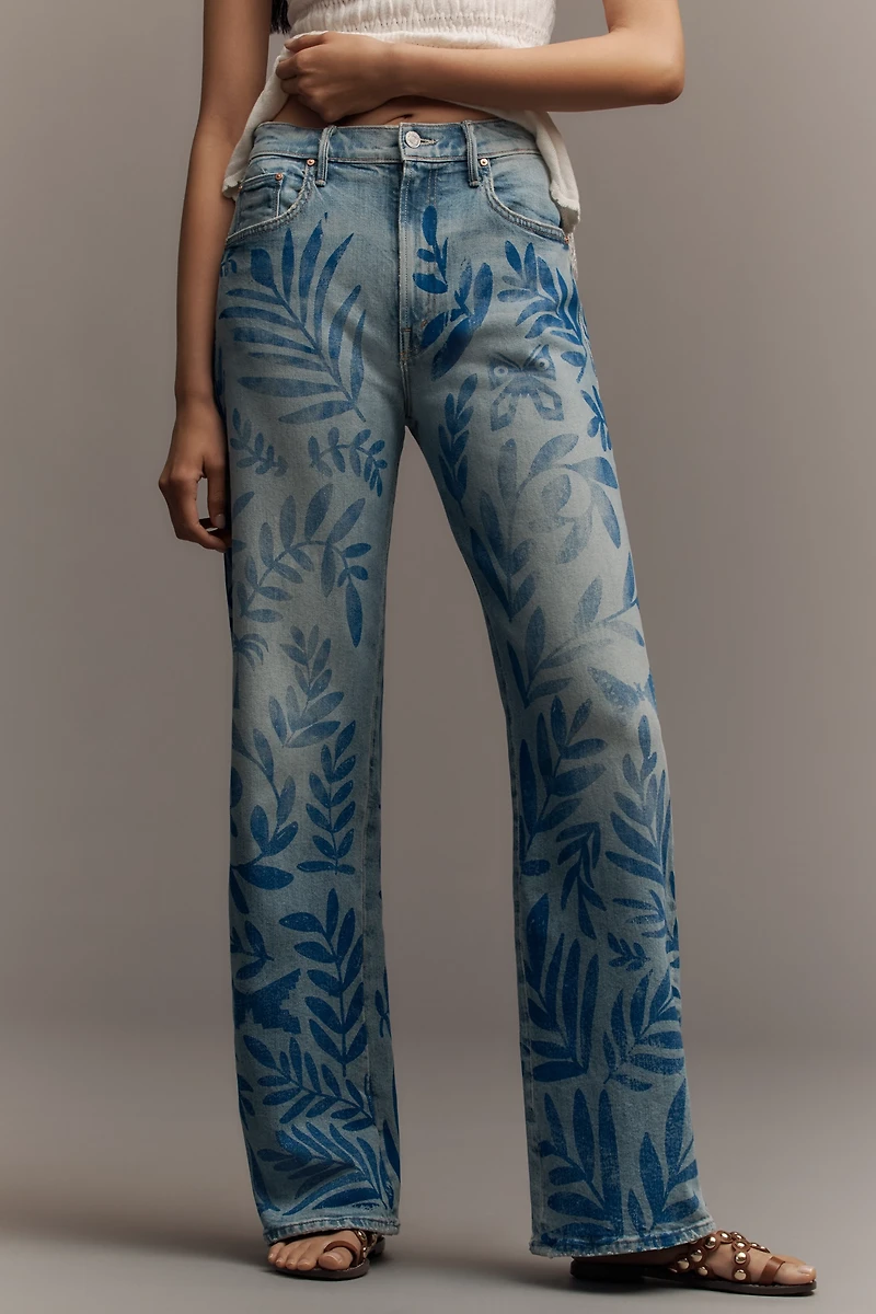 MOTHER The Lasso Sneak High-Rise Wide-Leg Jeans