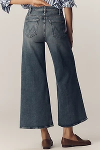 MOTHER The Hustler Roller Ankle High-Rise Wide-Leg Jeans