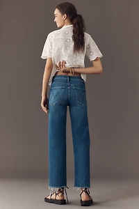 MOTHER The Rambler Ankle High-Rise Straight-Leg Jeans