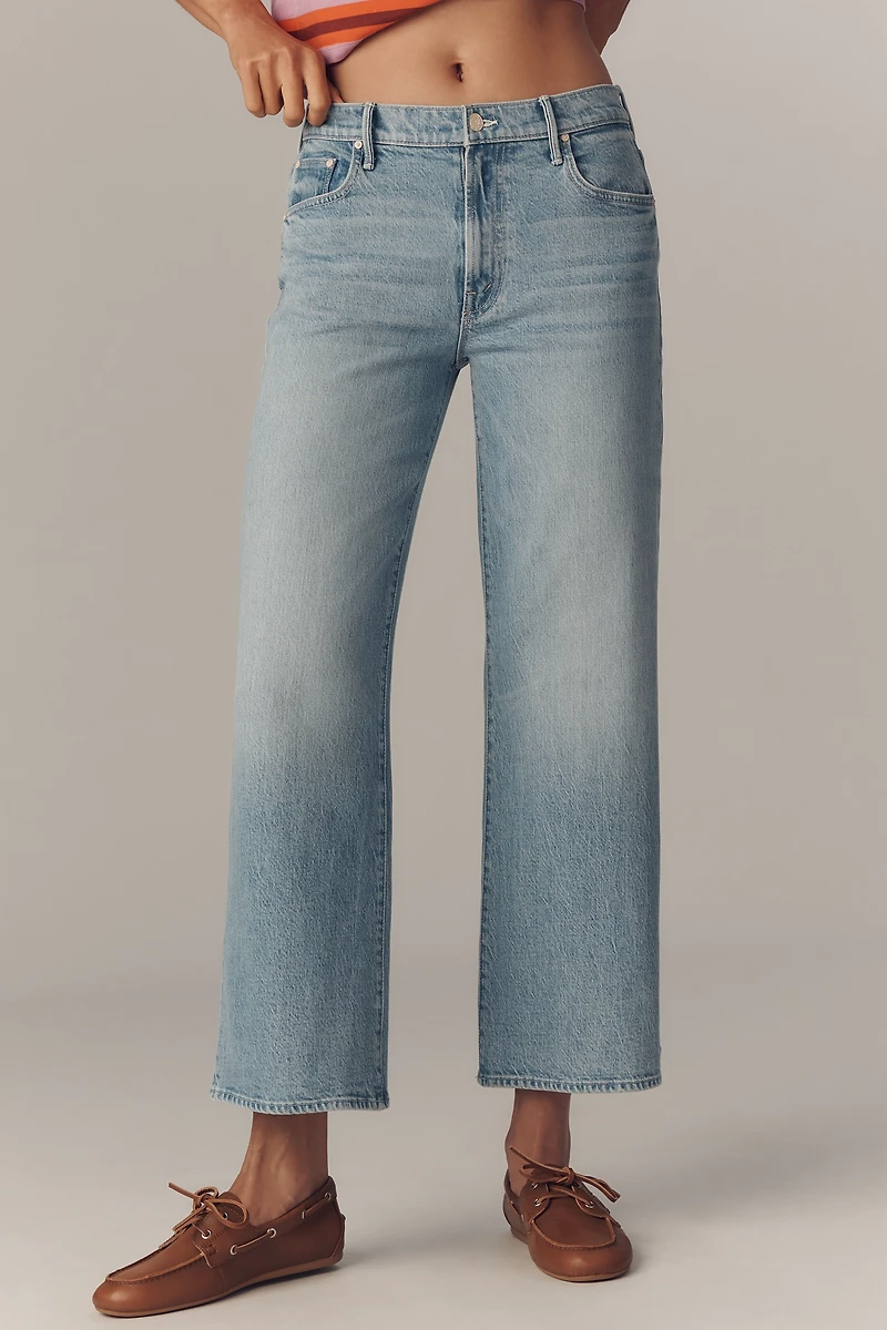 MOTHER The Maven Ankle Mid-Rise Straight-Leg Jeans