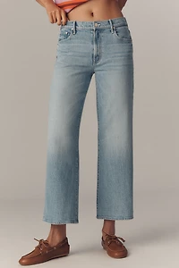 MOTHER The Maven Ankle Mid-Rise Straight-Leg Jeans