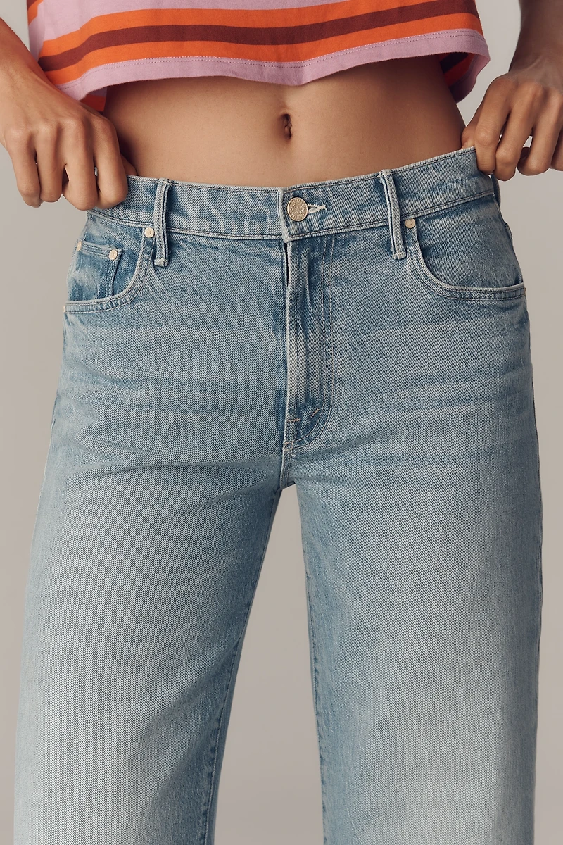 MOTHER The Maven Ankle Mid-Rise Straight-Leg Jeans