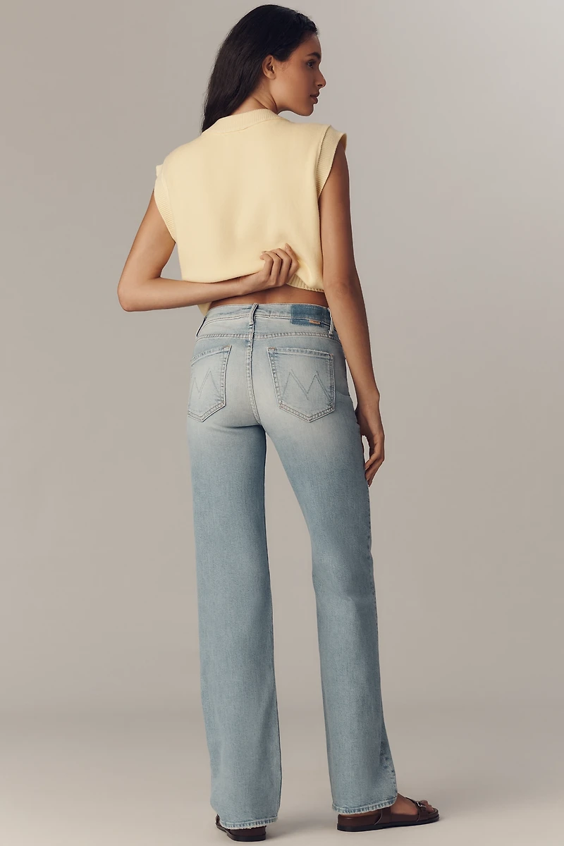 MOTHER The Kick It High-Rise Straight-Leg Jeans