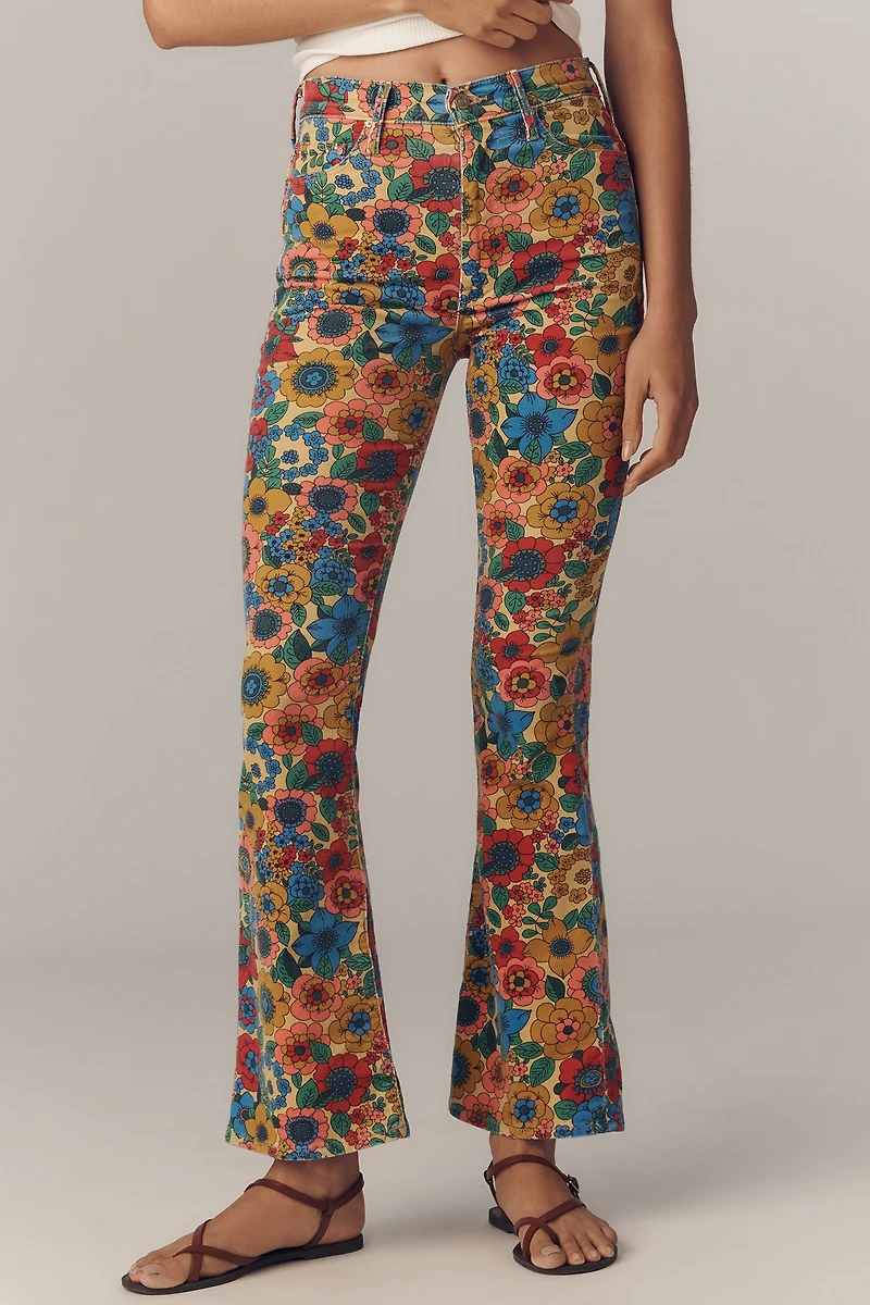 MOTHER The Weekender Skimp Mid-Rise Flare Jeans