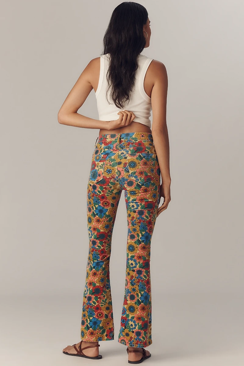 MOTHER The Weekender Skimp Mid-Rise Flare Jeans