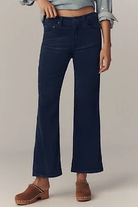 MOTHER The Bookie Flood Corduroy High-Rise Bootcut Jeans