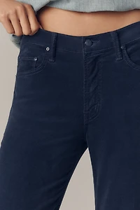 MOTHER The Bookie Flood Corduroy High-Rise Bootcut Jeans
