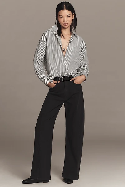 MOTHER The Half Pipe Flood High-Rise Barrel Jeans