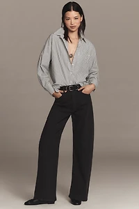 MOTHER The Half Pipe Flood High-Rise Barrel Jeans
