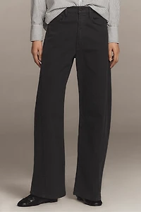 MOTHER The Half Pipe Flood High-Rise Barrel Jeans