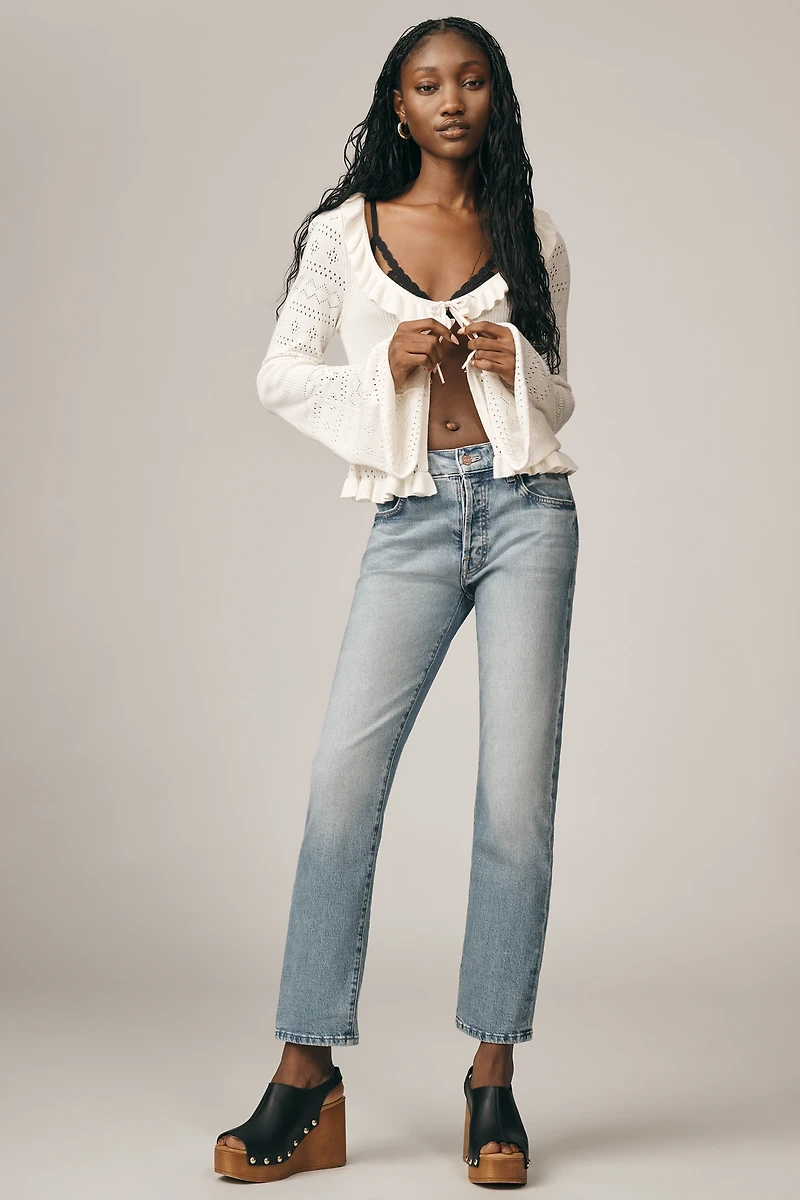MOTHER The Hiker Hover Low-Rise Straight Jeans