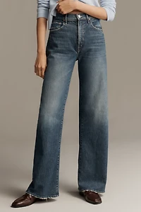 MOTHER The Lasso Sneak High-Rise Wide-Leg Jeans