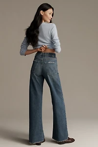 MOTHER The Lasso Sneak High-Rise Wide-Leg Jeans