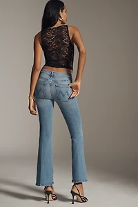 MOTHER The Patch Pocket Weekender Mid-Rise Flare Jeans