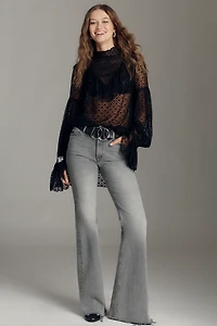 MOTHER The Doozy Fray High-Rise Flare Jeans
