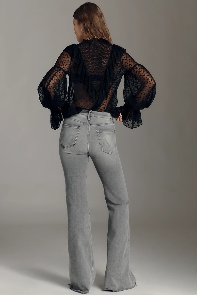 MOTHER The Doozy Fray High-Rise Flare Jeans