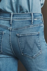 MOTHER The Hustler Mid-Rise Ankle Jeans
