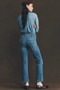 MOTHER The Hustler Mid-Rise Ankle Jeans