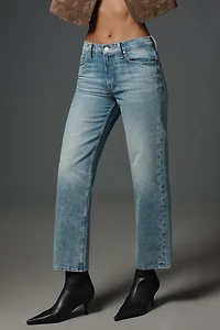 MOTHER Newbie Ankle High-Rise Straight Jeans