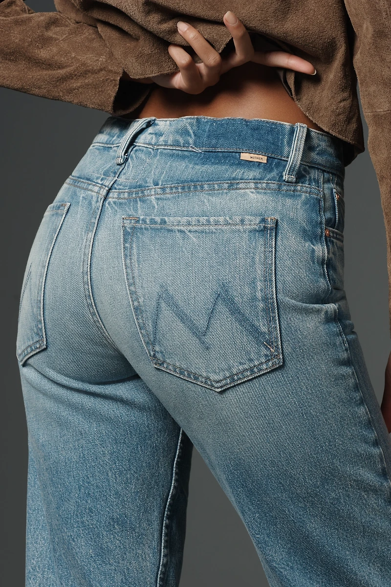 MOTHER Newbie Ankle High-Rise Straight Jeans