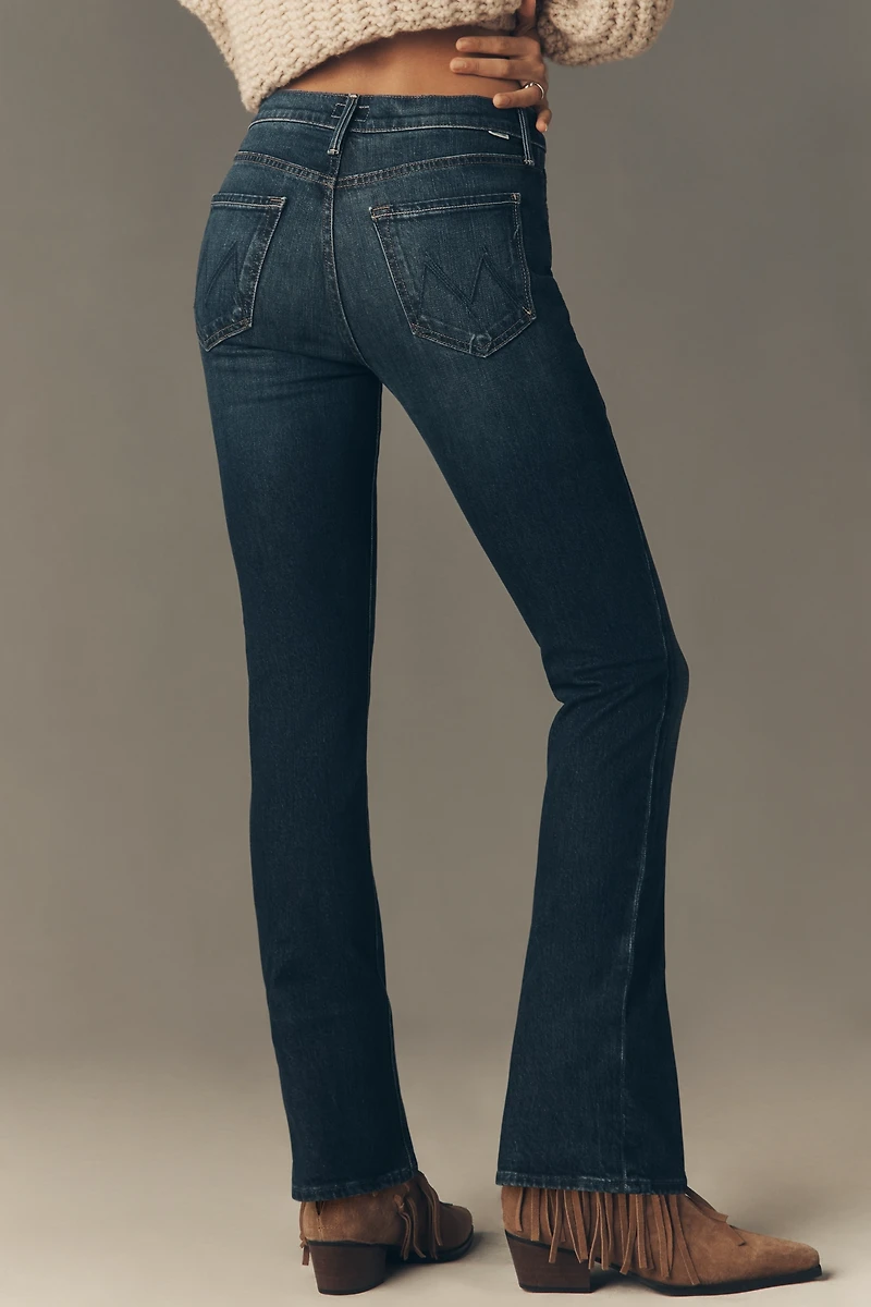 MOTHER The Rascal Skimp Mid-Rise Straight-Leg Jeans