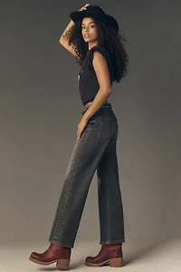 MOTHER The Maven Ankle Mid-Rise Wide-Leg Jeans
