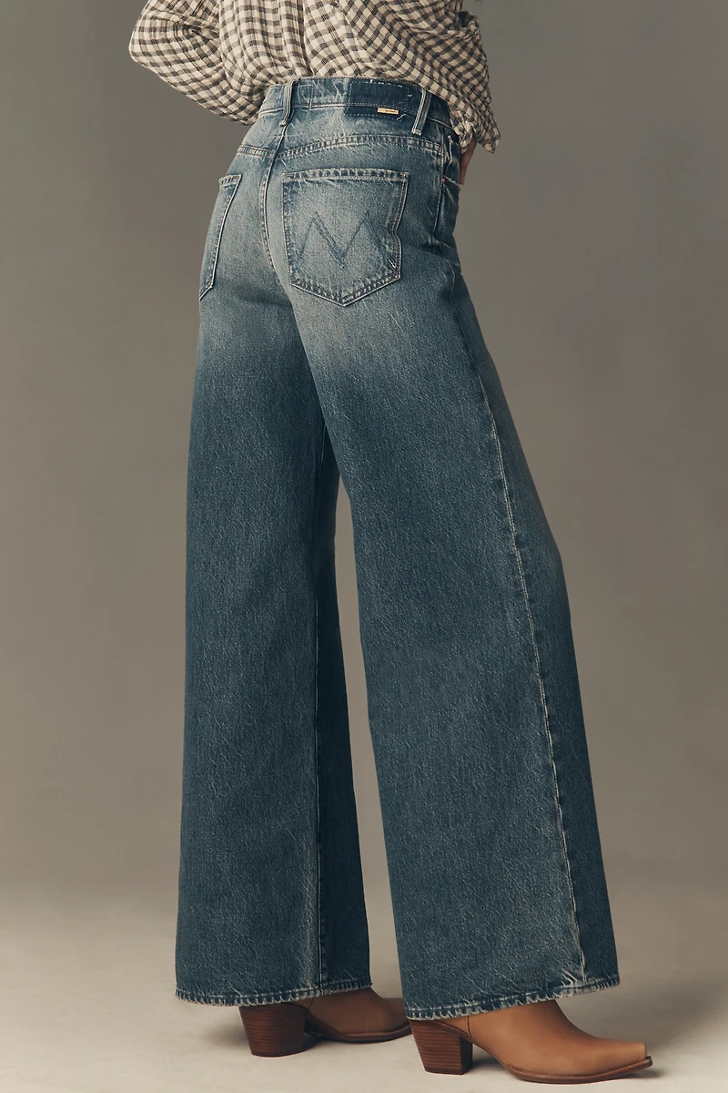 MOTHER The Ditcher Roller High-Rise Wide-Leg Jeans