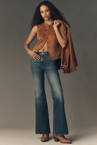 MOTHER Pointy Pocket Doozy High-Rise Wide-Leg Jeans