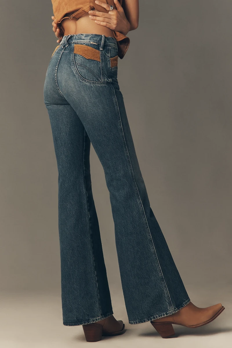MOTHER Pointy Pocket Doozy High-Rise Wide-Leg Jeans