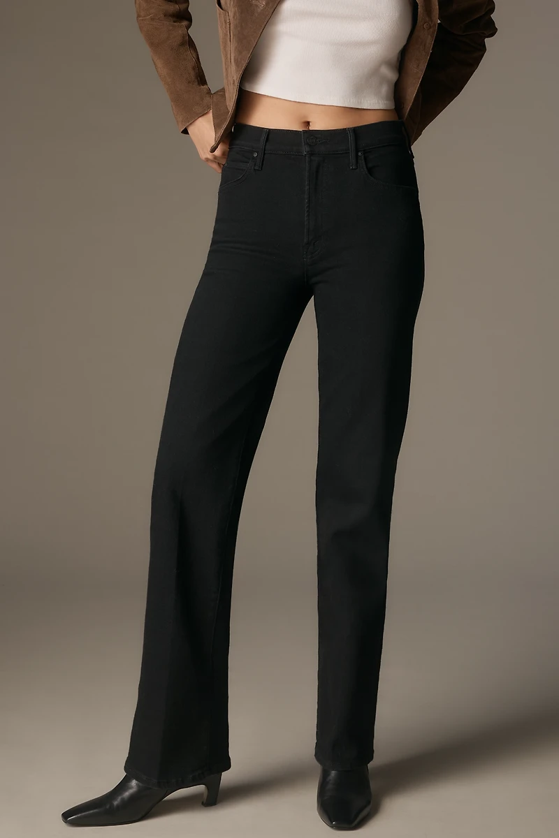 MOTHER The Kick It Mid-Rise Straight-Leg Jeans