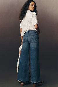 MOTHER Drawn Undercover High Rise Wide Leg Jeans