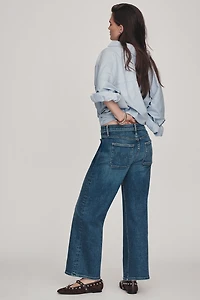 MOTHER The Maven Ankle Mid-Rise Straight-Leg Jeans