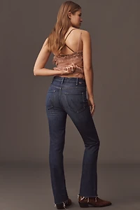Mother Hustler Flood High-Rise Ankle Jeans