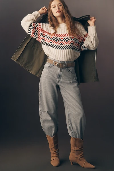 MOTHER The Pony Keg High-Rise Barrel Jeans